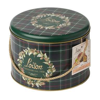 Loison Classic Panettone Limited Edition Tartan Tin 750g Feast Italy