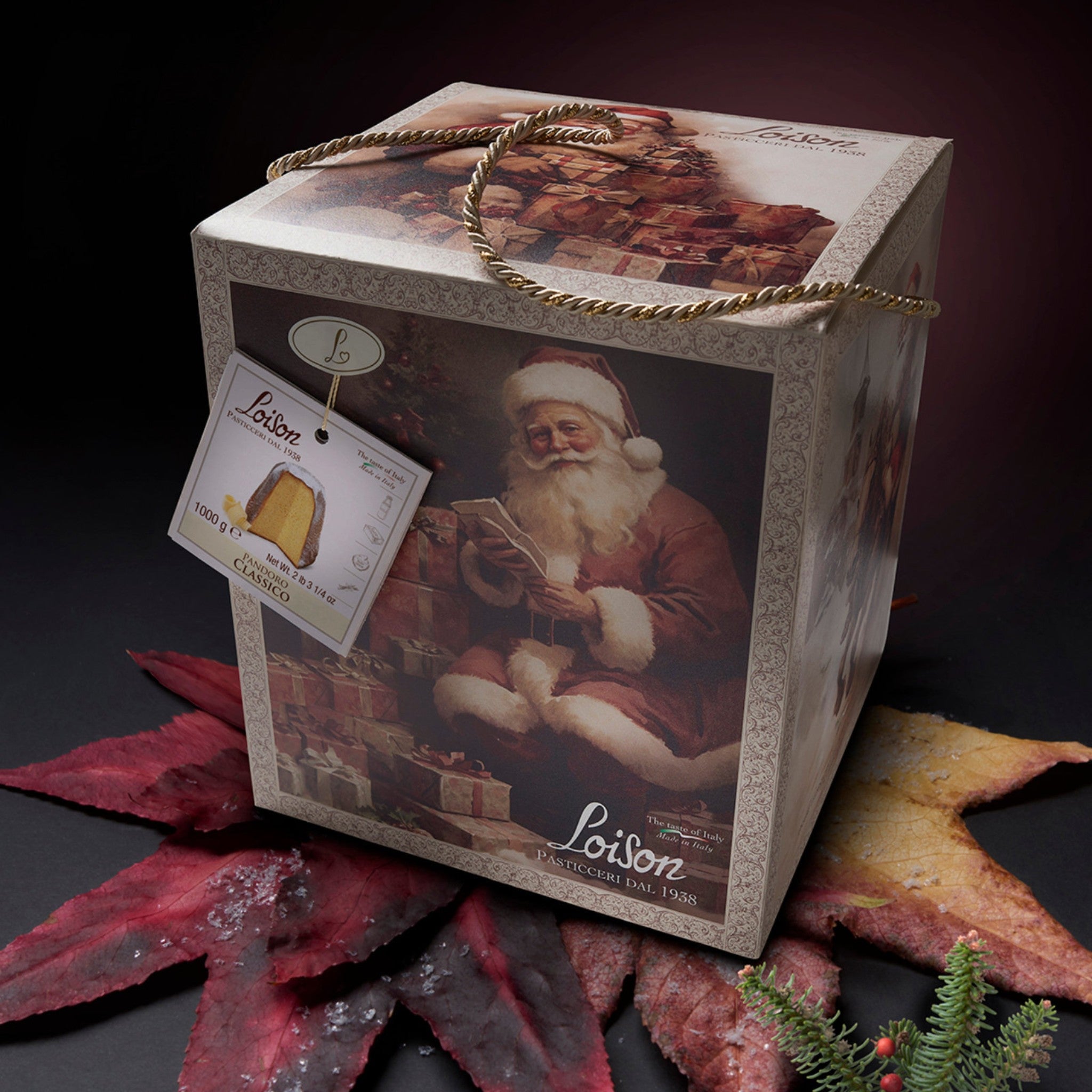 Loison Claus Collection Classic Pandoro 1kg Feast Italy