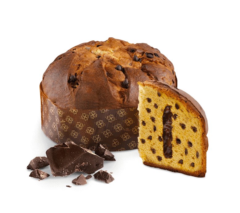 Loison Genesi Regal Panettone with Madagascar Vanilla and Dark Chocolate Cream 1kg Feast Italy