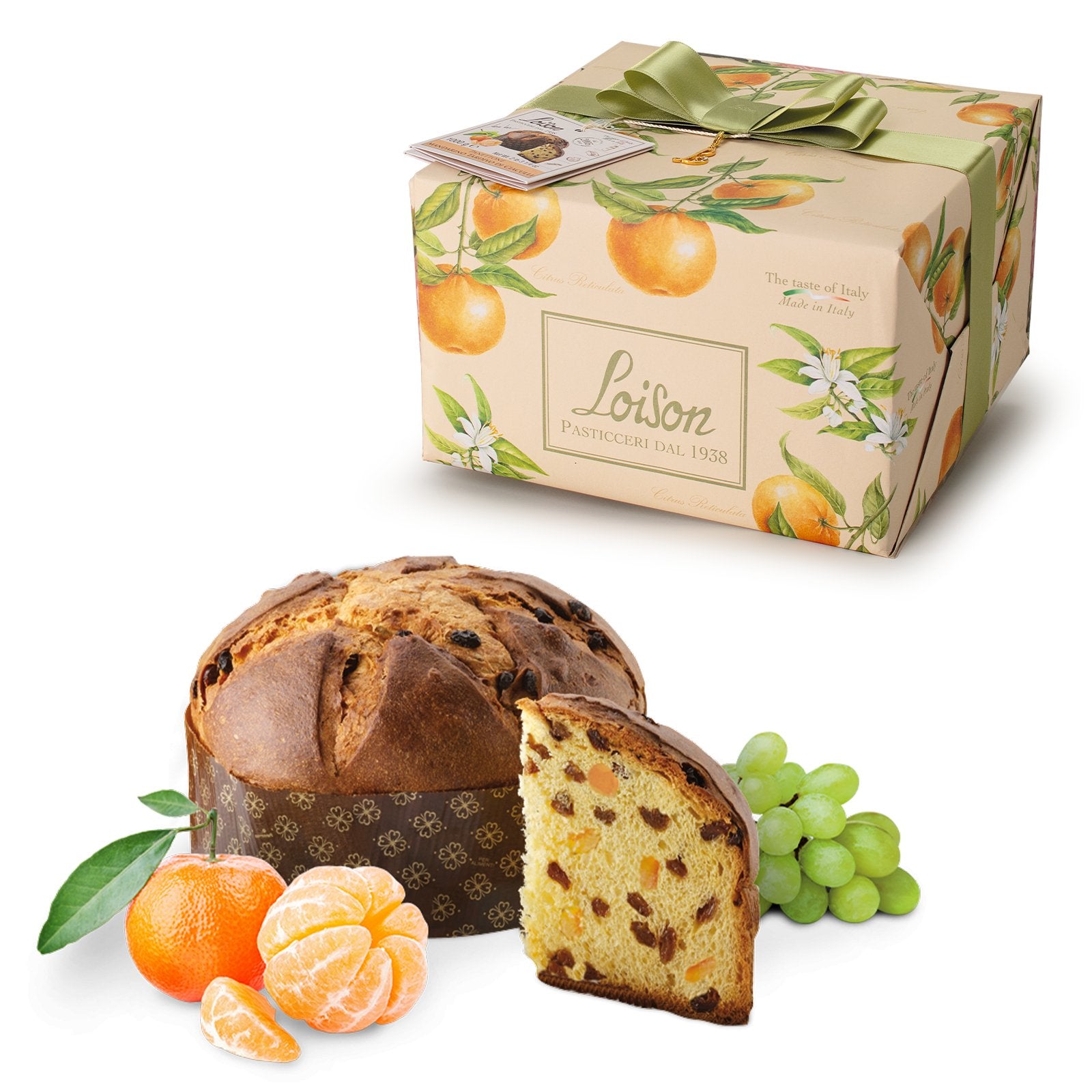 Loison Loison Frutta e Fiori Mandarin Panettone 1kg Feast Italy