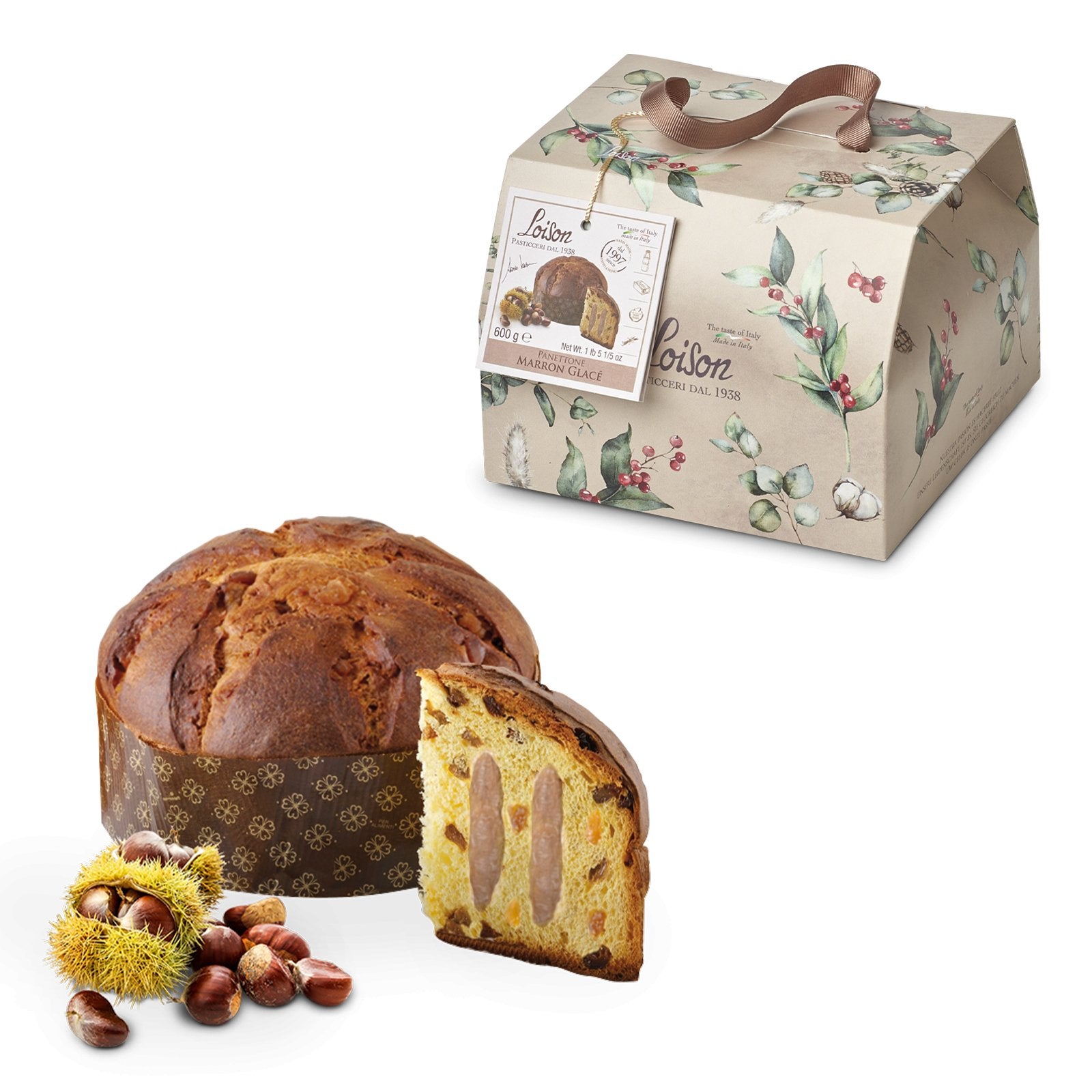 Loison Marron Glacé Panettone 600g Feast Italy