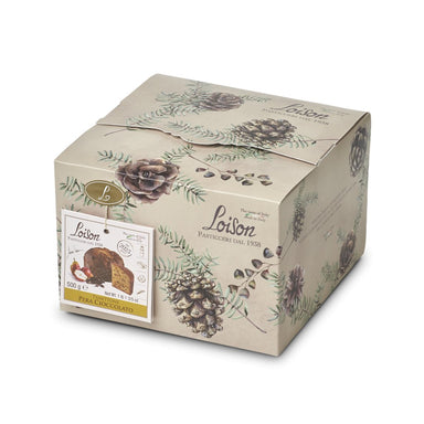 Loison Pear & Chocolate in a Limited Edition Pinecone Gift Box 600g Feast Italy