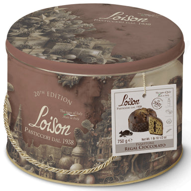 Loison Royal Chocolate Panettone in Limited Edition Tin 750g Feast Italy
