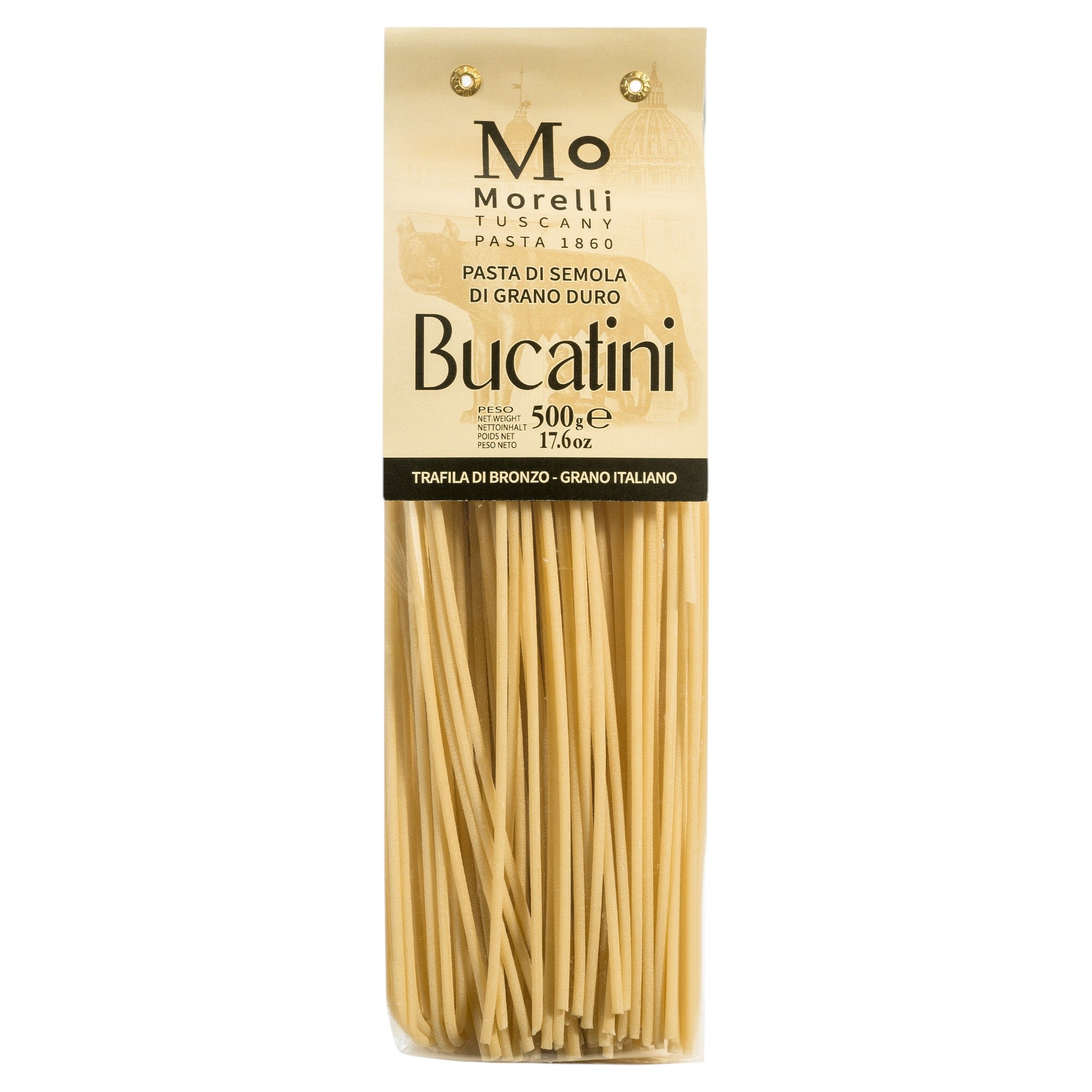 Pasta Morelli Bucatini – Wheat Germ Pasta – Tuscany – 500g Feast Italy