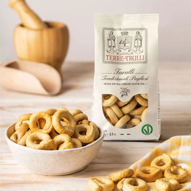 Terre dei Trulli Taralli with Extra Virgin Olive Oil 250g Feast Italy