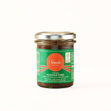 Venchi Nougatine Chocolate Spread – Dark Chocolate & Caramelised Hazelnuts - 200g Feast Italy