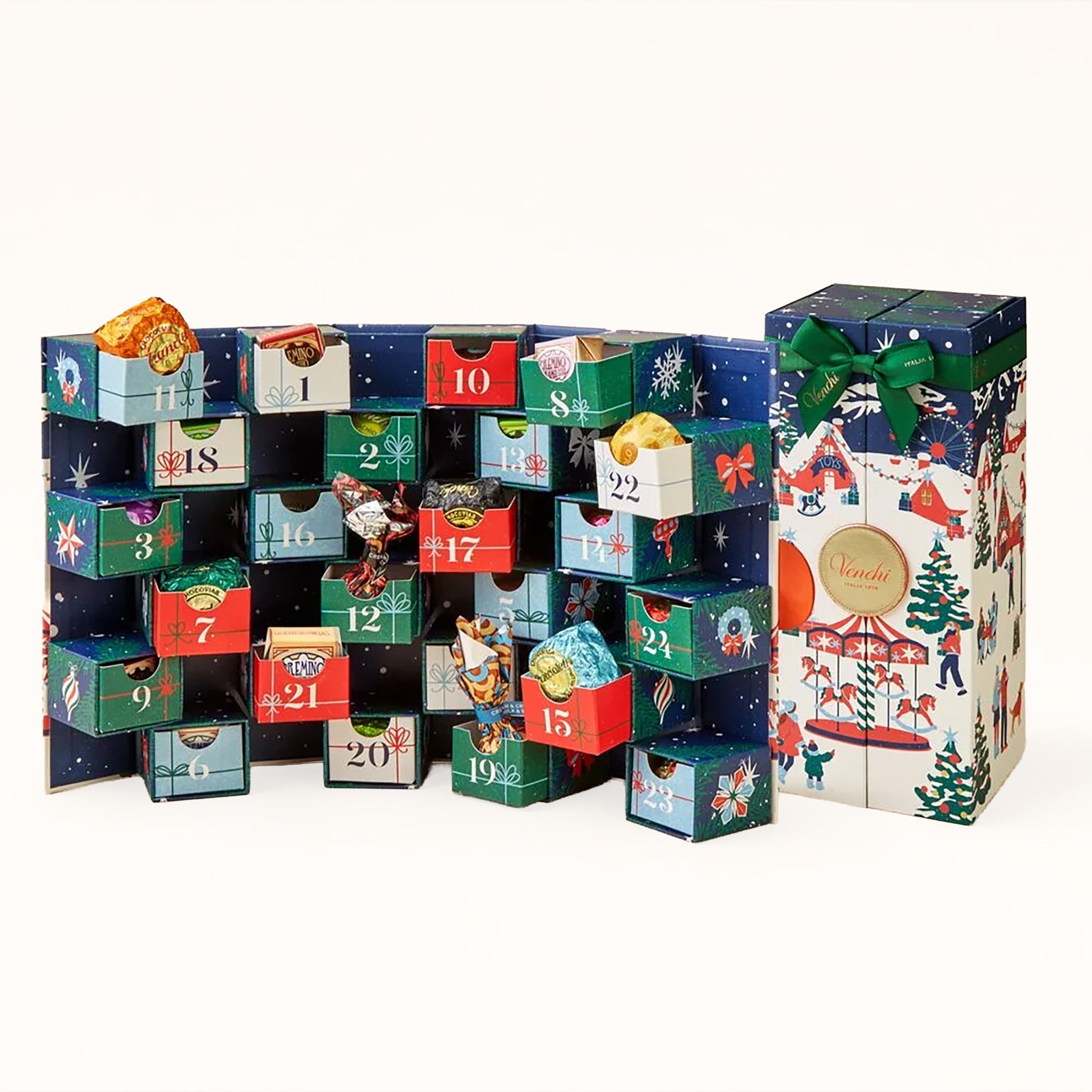 Venchi Prestige Christmas Chocolate Advent Calendar - 293g Feast Italy
