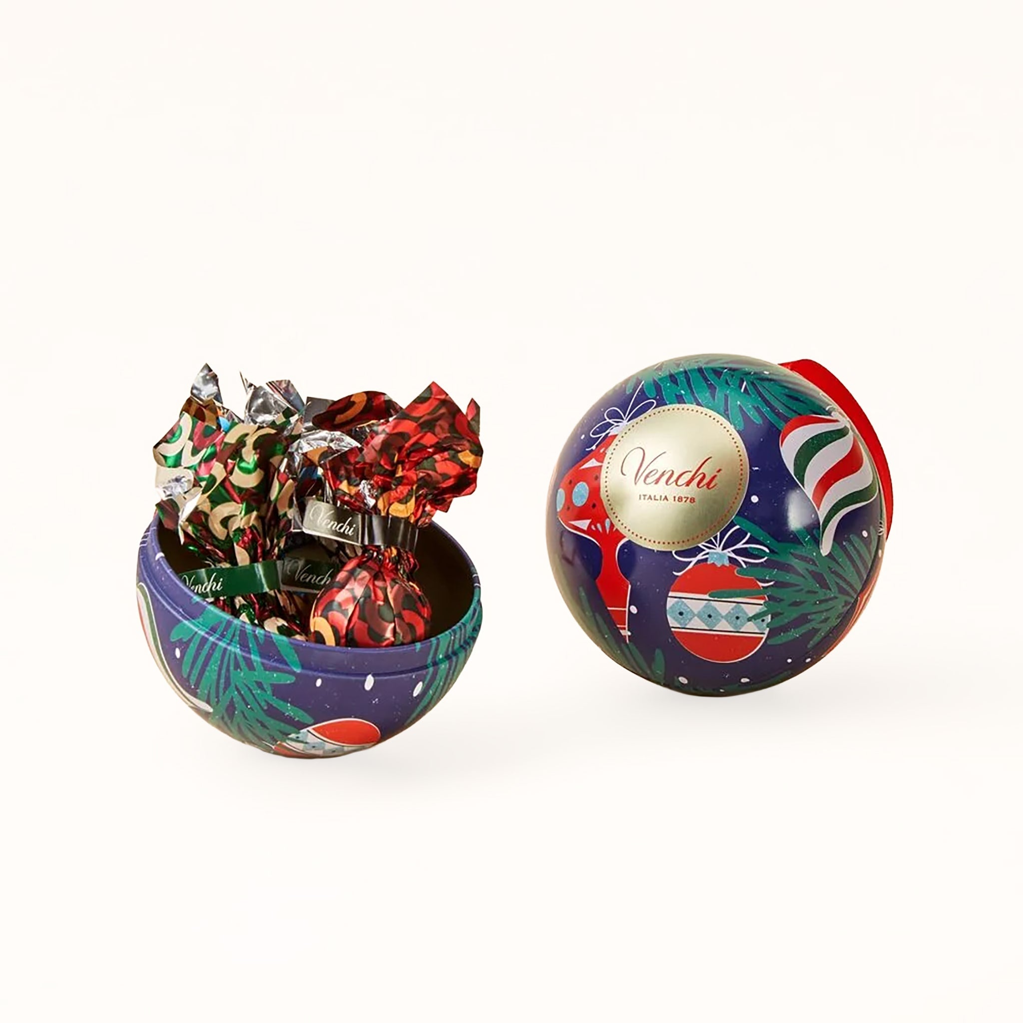 Venchi Vintage Dream Christmas Bauble Chocolate Tin – 47g Feast Italy