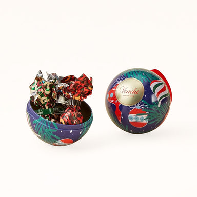 Venchi Vintage Dream Christmas Bauble Chocolate Tin – 47g Feast Italy