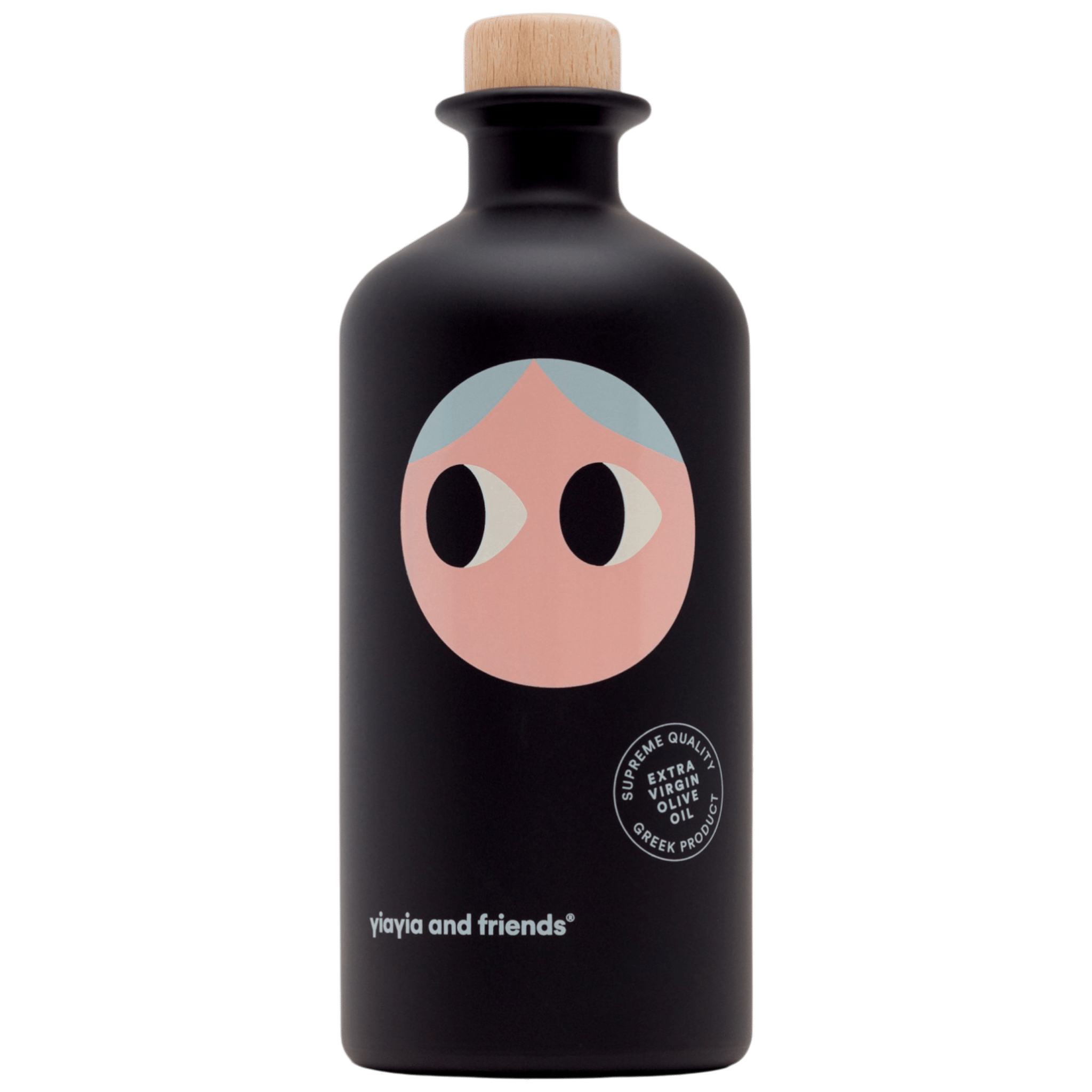 Yiayia & Friends Yiayia Black Bottle Extra Virgin Olive Oil 500ml Feast Italy