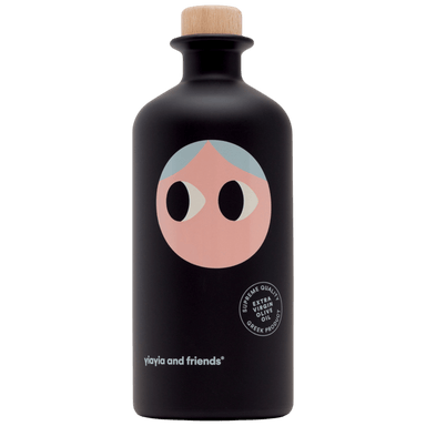 Yiayia & Friends Yiayia Black Bottle Extra Virgin Olive Oil 500ml Feast Italy
