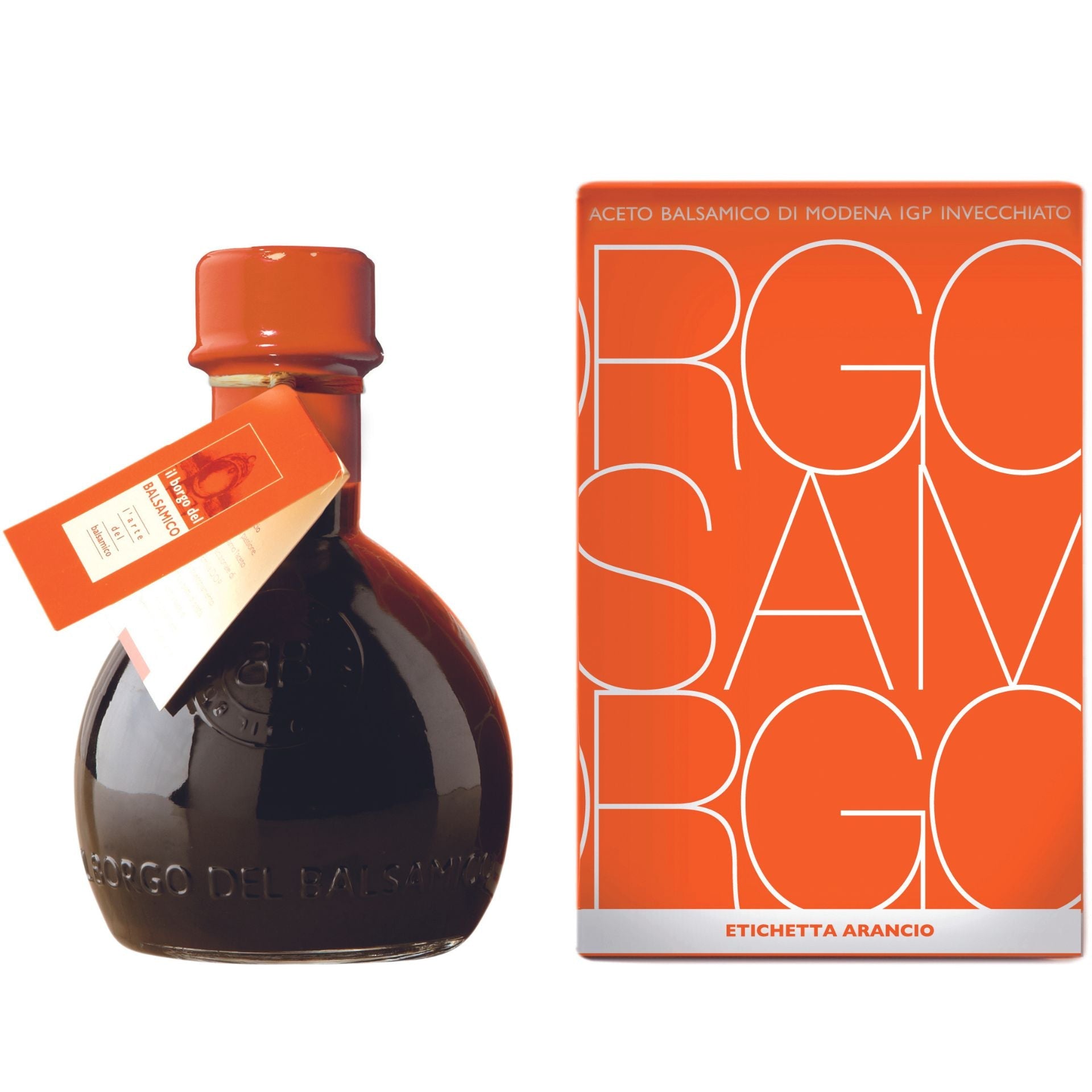 Il Borgo del Balsamico Aged Balsamic Vinegar Modena IGP Orange Label 250ml Feast Italy