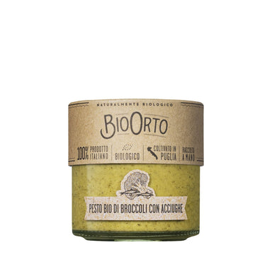 Bio Orto Organic Broccoli Pesto with Anchovies 180g Feast Italy