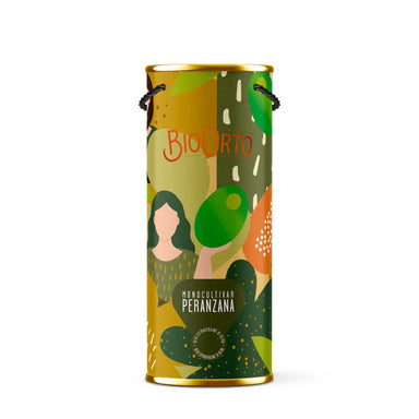 Bio Orto Organic Monocultivar Peranzana Extra Virgin Olive Oil Bag in Tube 3l Feast Italy