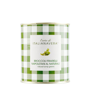 Italianavera Broccoli Friarielli Traditional Neapolitan Turnip Greens in Water 800g Feast Italy