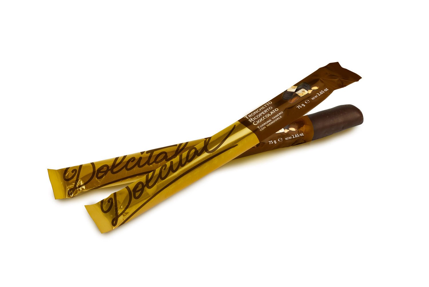 Dolcital Chocolate covered Nougat with Almonds 75g Feast Italy