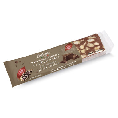 Dolcital Soft Nougat with Chocolate & Almonds 100g Feast Italy