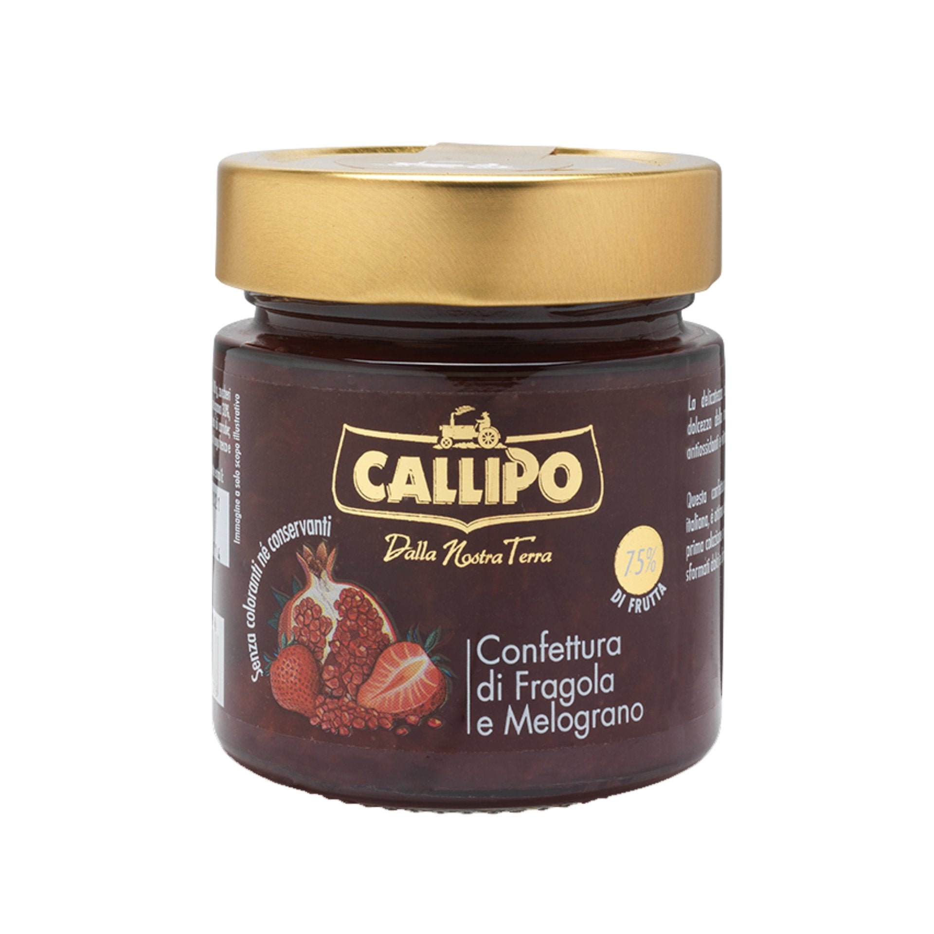 Callipo Extra Strawberry & Pomegranate Jam 280g Feast Italy
