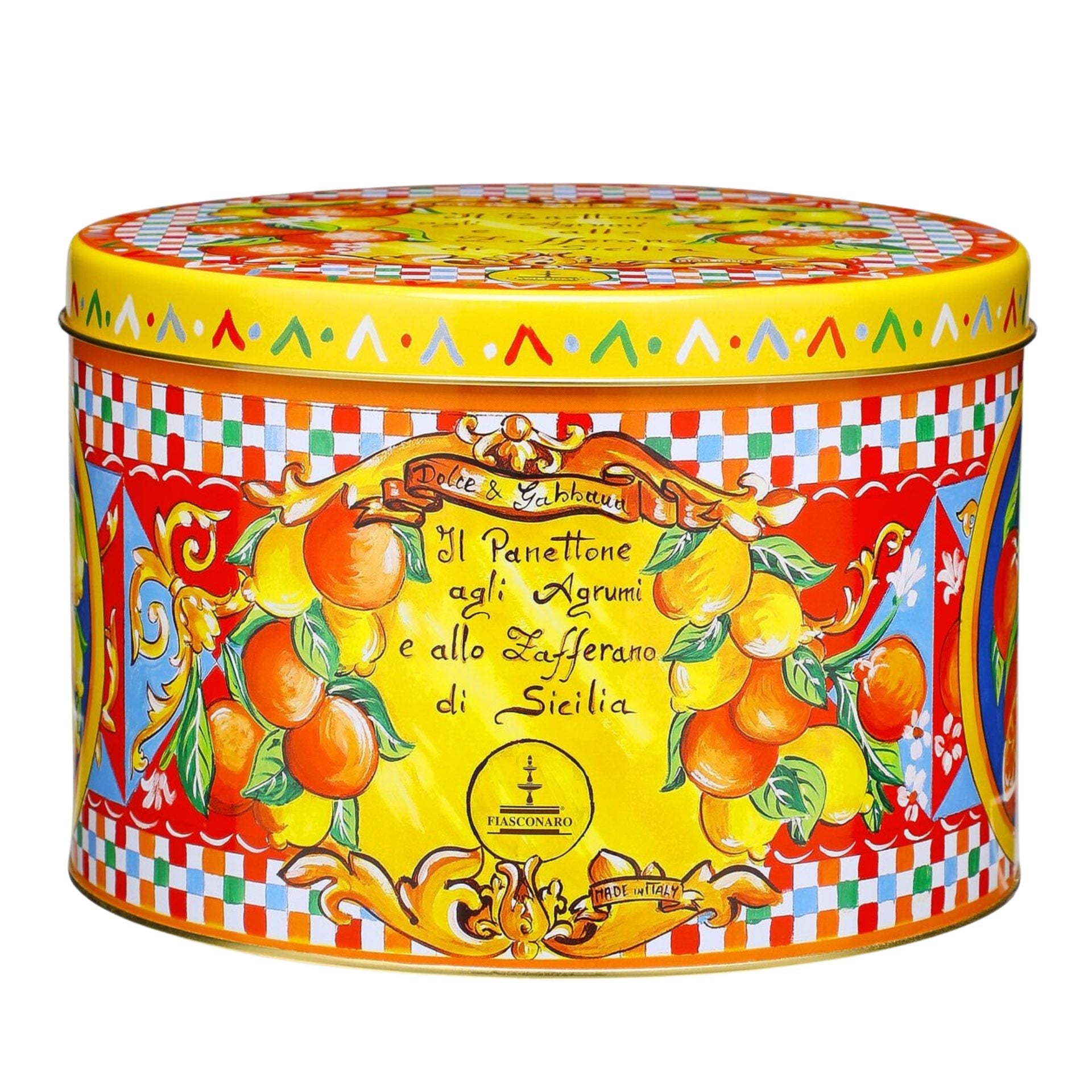 Fiasconaro Dolce & Gabbana Sicilian Citrus & Saffron Panettone 500g Feast Italy