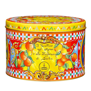 Fiasconaro Dolce & Gabbana Sicilian Citrus & Saffron Panettone 500g Feast Italy