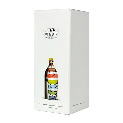 Frantoio Muraglia POP ART Lobster Intense Fruity Extra Virgin Olive Oil in Ceramic Bottle 500ml Feast Italy