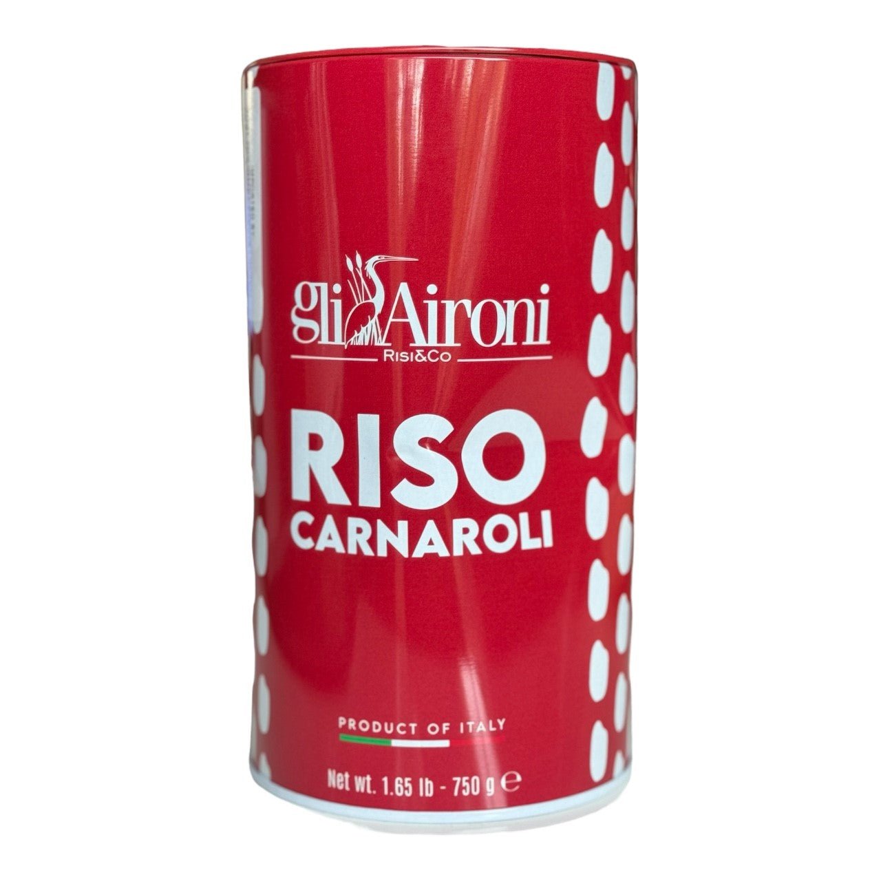 Gli Aironi Carnaroli Rice from Piedmont Red Tin 750g - Dented Tin Feast Italy