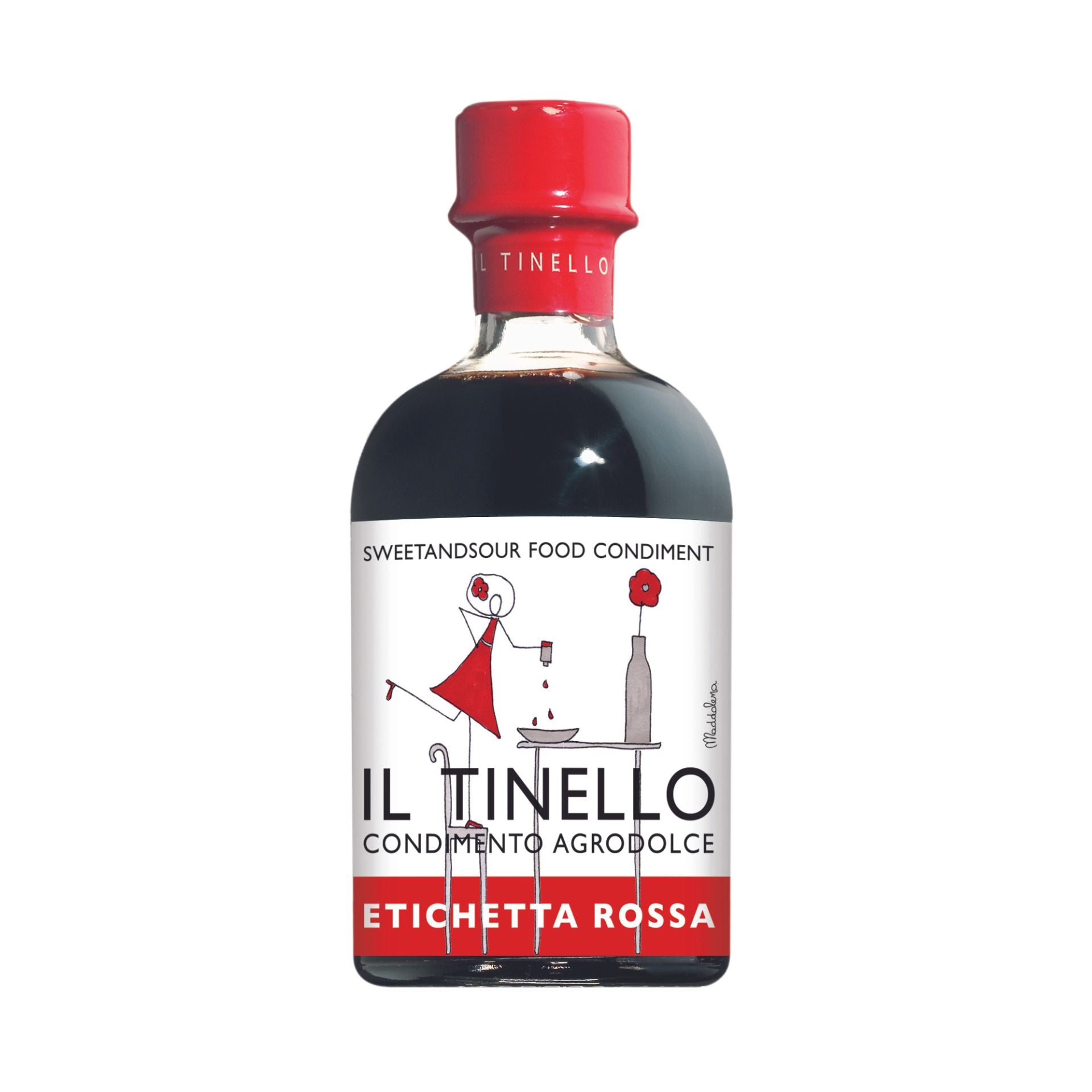 Il Borgo del Balsamico Il Tinello Balsamic Vinegar of Modena IGP Red Label Low Acidity 250ml Feast Italy