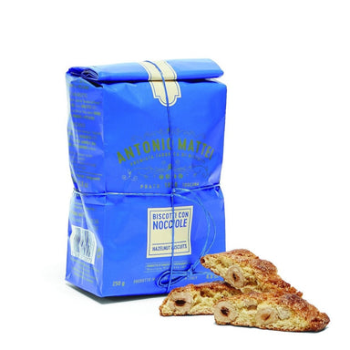 Antonio Mattei Italian Cantucci Biscuits with Hazelnuts 250g Feast Italy