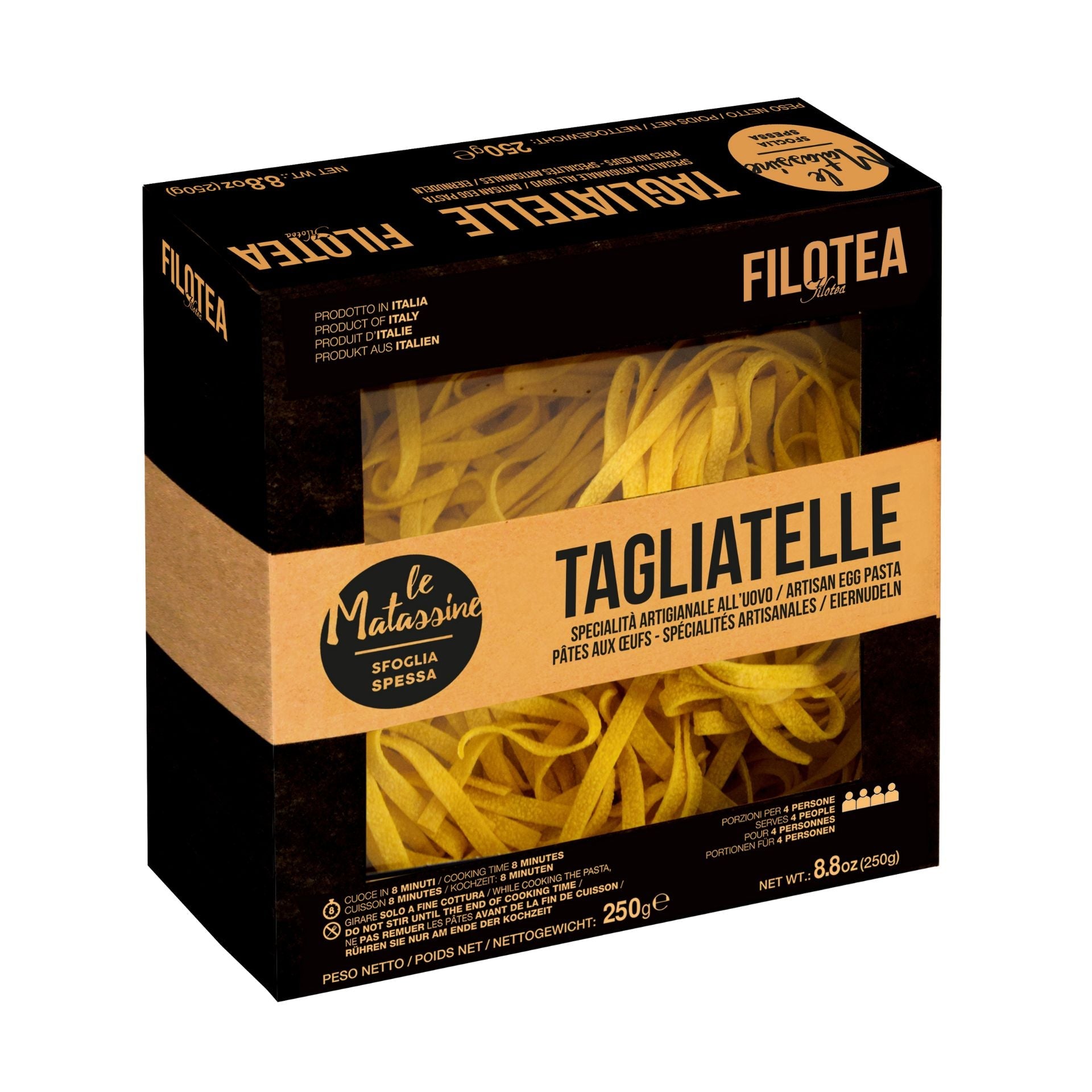 Filotea Le Matassine Tagliatelle Nest Artisan Egg Pasta 250g Feast Italy