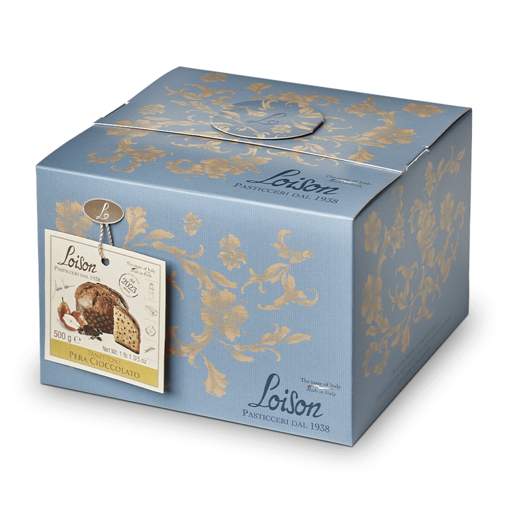 Loison Barocco Collection Pear & Chocolate Panettone 600g Feast Italy