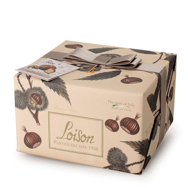 Loison Fiori & Frutti Collection Marron Glacé Panettone 1kg Feast Italy