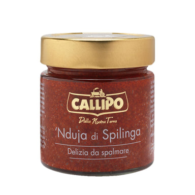 Callipo Nduja di Spilinga. Calabrian Spicy Spreadable Sausage 180g Feast Italy