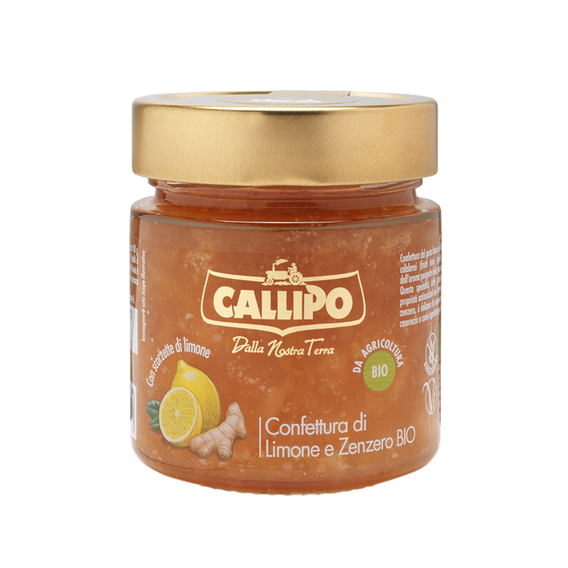 Callipo Organic Lemon & Ginger Marmalade 280g Feast Italy