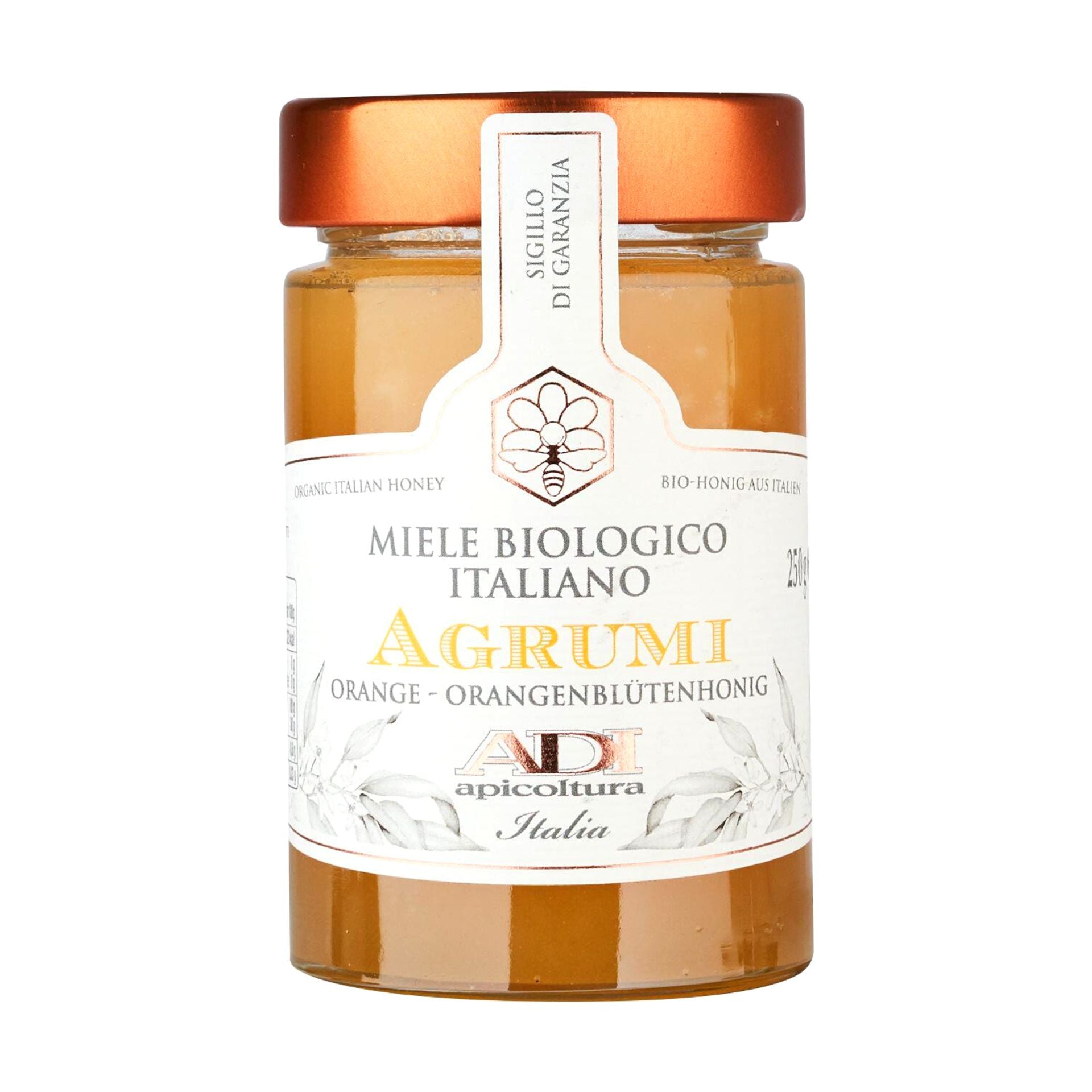 Organic Raw Orange Blossom Honey 250g