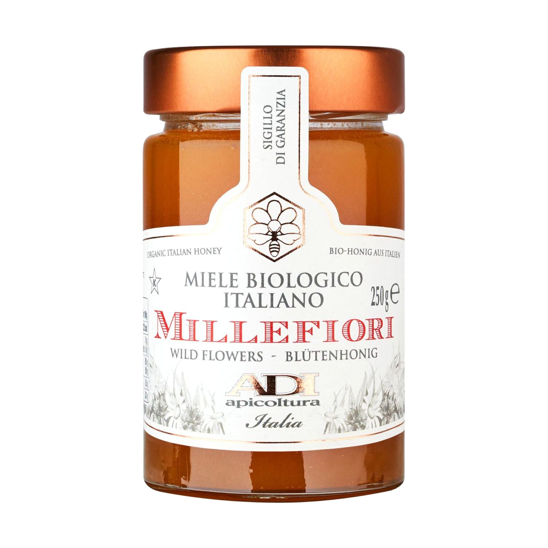 Organic Raw Wild Flower Honey 250g