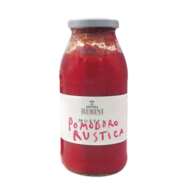Dispensa Rubini Passata di Pomodoro Rustica Tomato Purée 500g Feast Italy