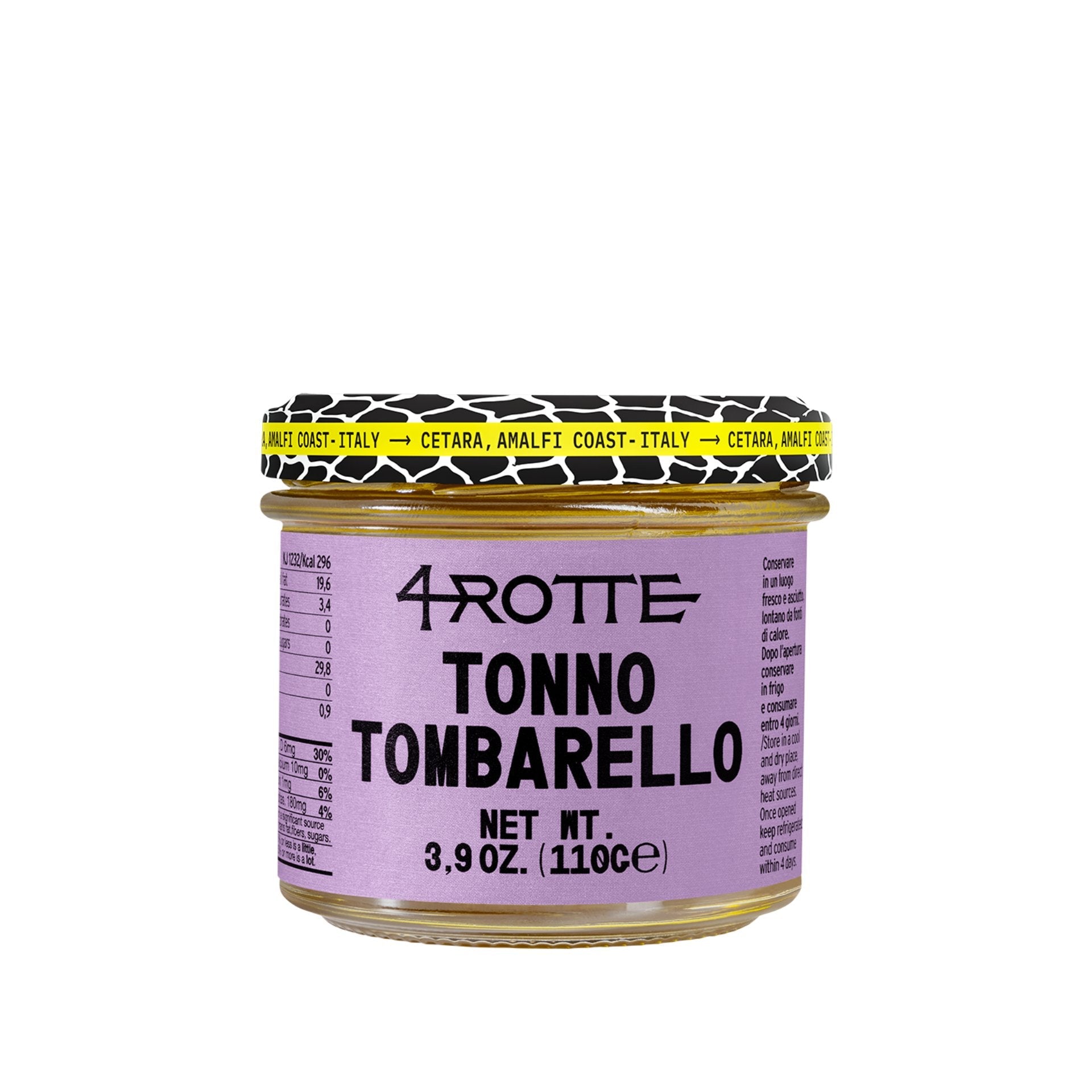 Armatore Tombarello Bullet Tuna Fillets in Olive Oil 110g Feast Italy