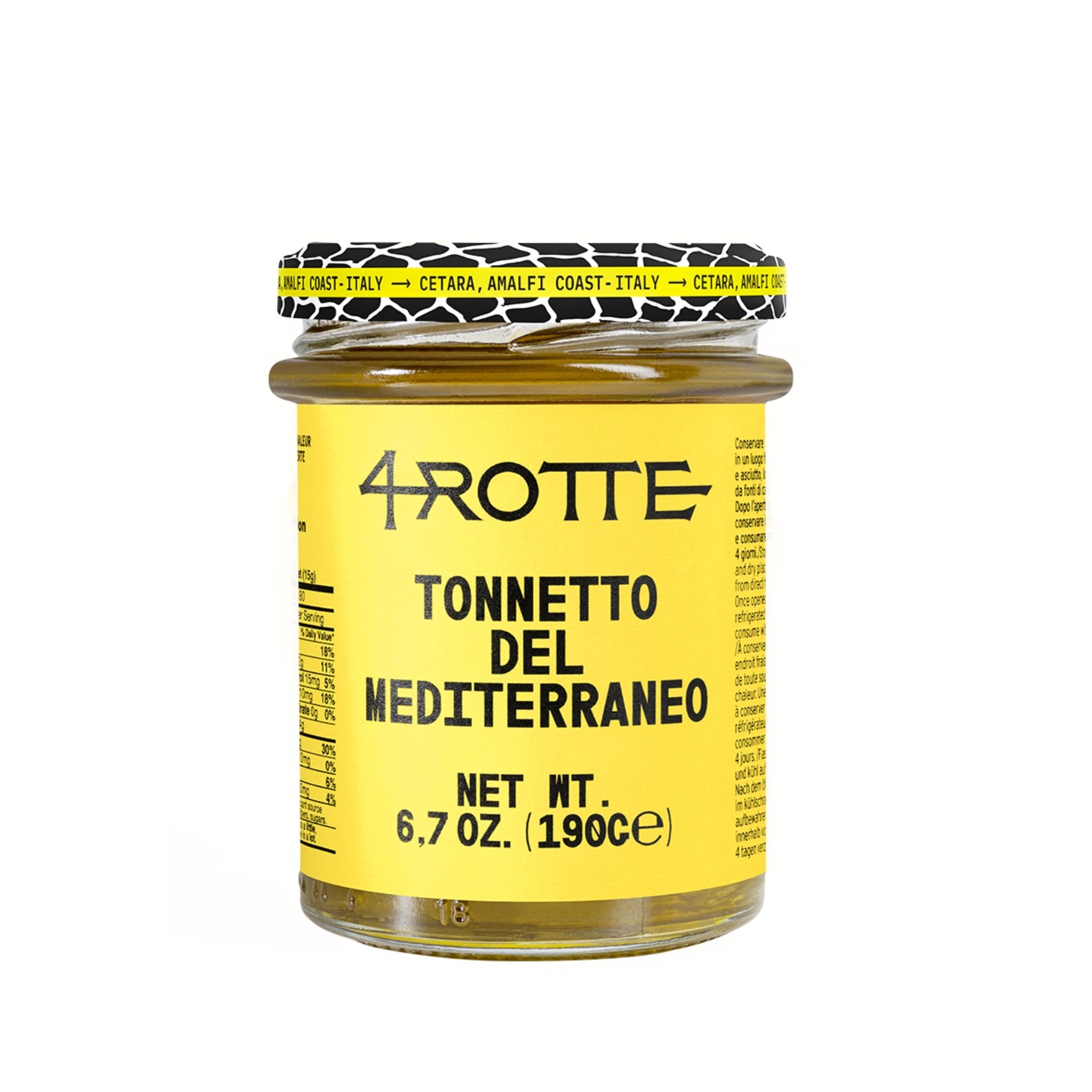 Tonnetto del Mediterraneo Little Tunny Tuna Fillets in Olive Oil 190g